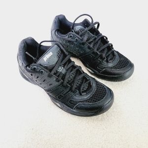 New black Prince tennis shoes size US 7